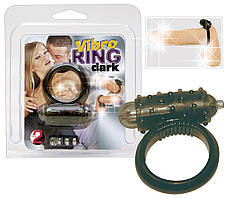 Ерекційне кільце Vibro Ring Dark Silicon