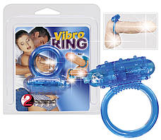 Ерекційне кільце Vibro Ring Silikon Blue