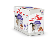 Влажний корм Royal Canin Sterilised для кошек упаковка 12 шт*85 г в соусі