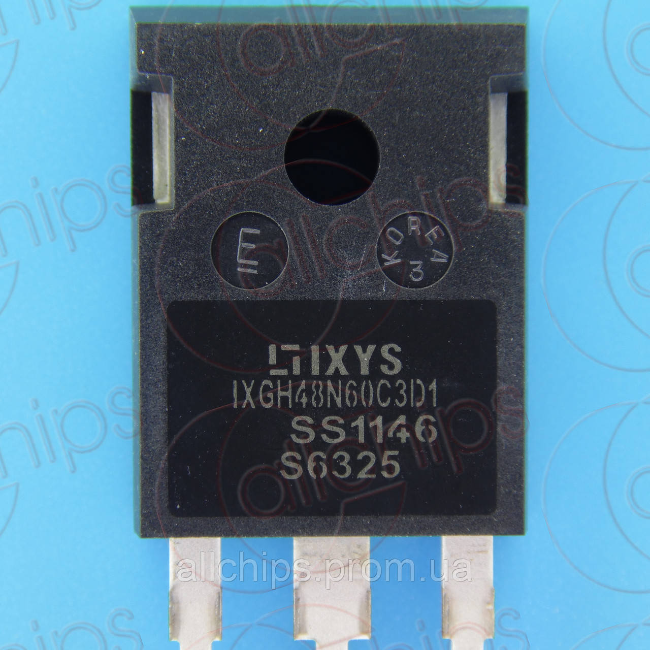 IGBT NPN 600В 48А Ixys IXGH48N60C3D1 TO247 - фото 1 - id-p104026622