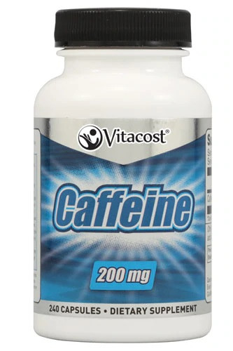 Vitacost  Caffeine  кофеїн  200 мг, 240 капсул