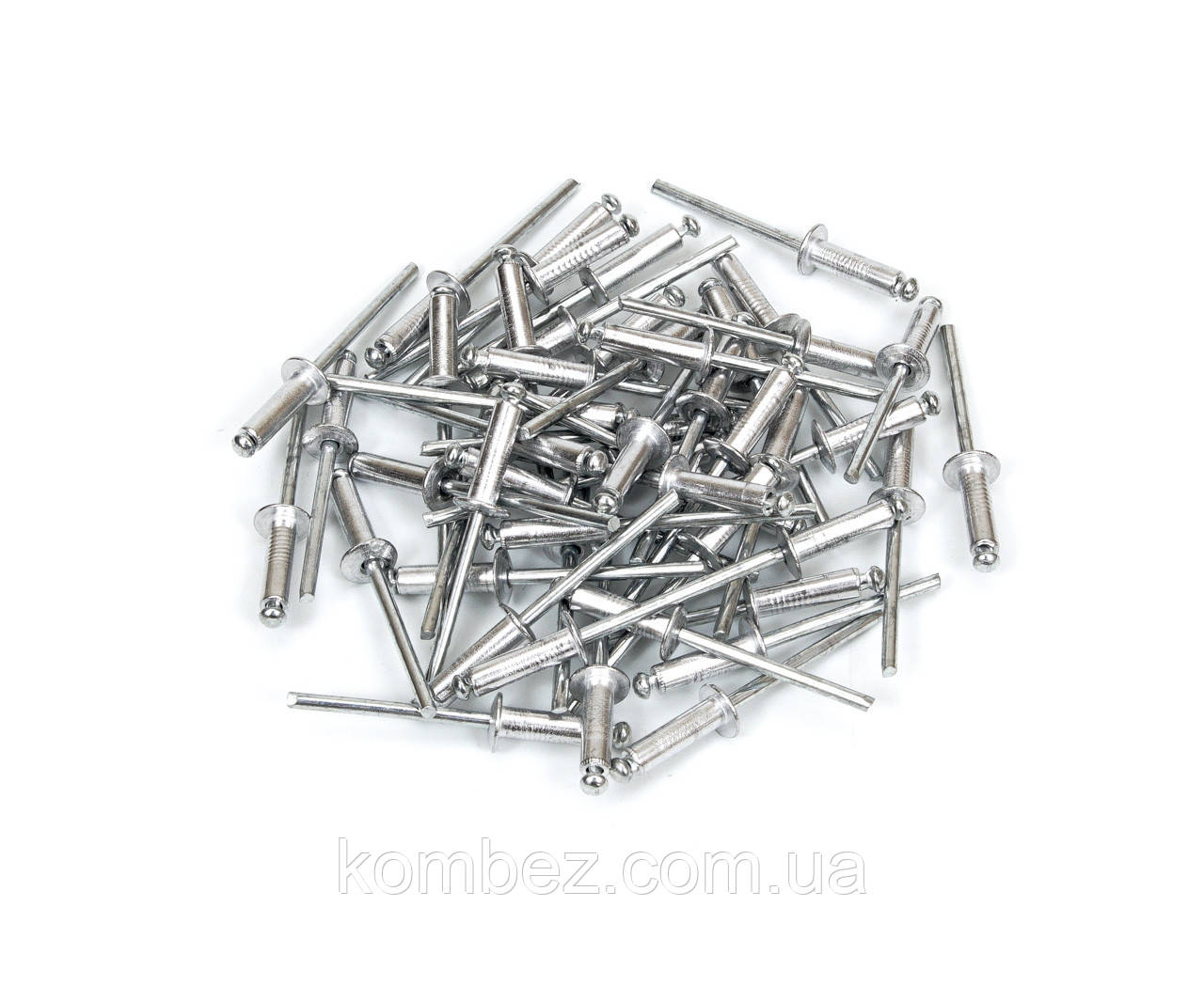 Заклепка алюмінієва 4 х 8мм (50шт/упак) Полакс, фото 1