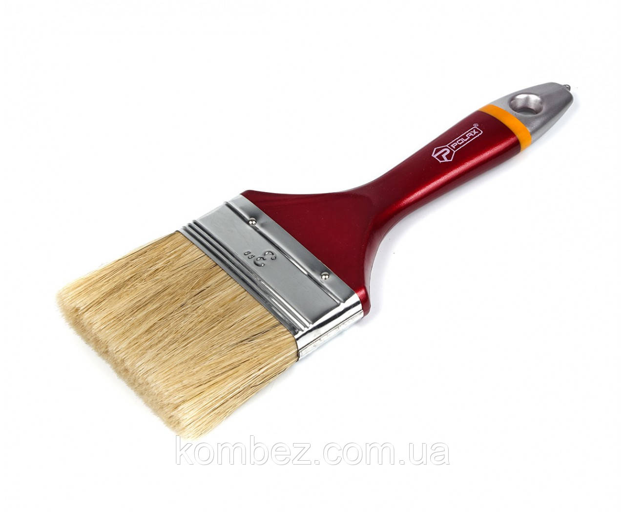 Пензлик "Євро"3" дерев'яна ручка Полакс, фото 1