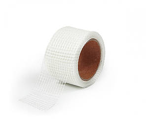 Стрічка клейка для швів "серпянка" 45мм х 10м Полакс