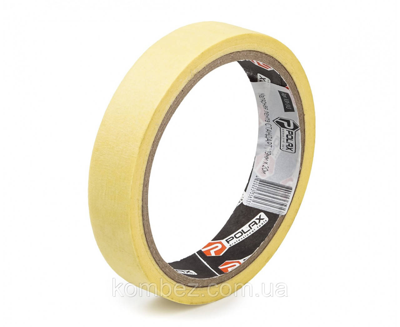 Стрічка маляр. 19мм х 20м (ящ.135шт) Полакс, фото 1
