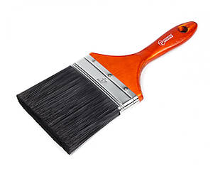 Пензель "Лакра"4"-100мм штучний чорний ворс Полакс