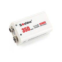 Акумулятор Soshine Ni-8.4V-350, 6F22 (крона), 8.4V, 350 mAh, Ni-MH, фото 5