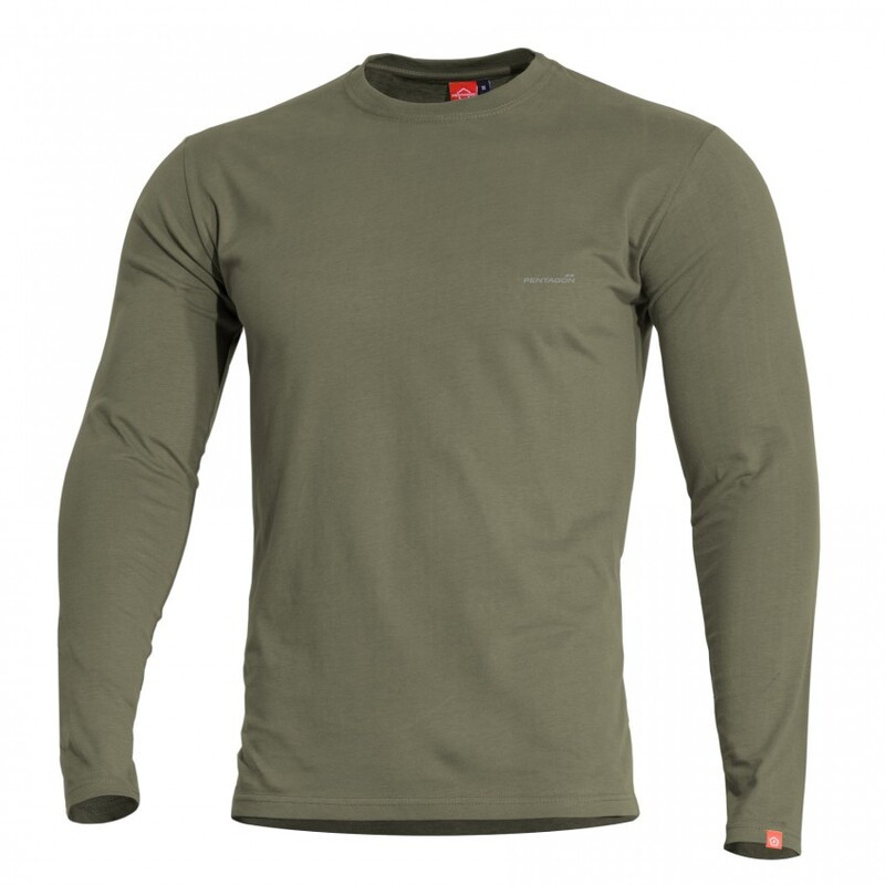Футболка на довгий рукав Pentagon Ageron Long Shirt K09029 Medium, Олива (Olive)