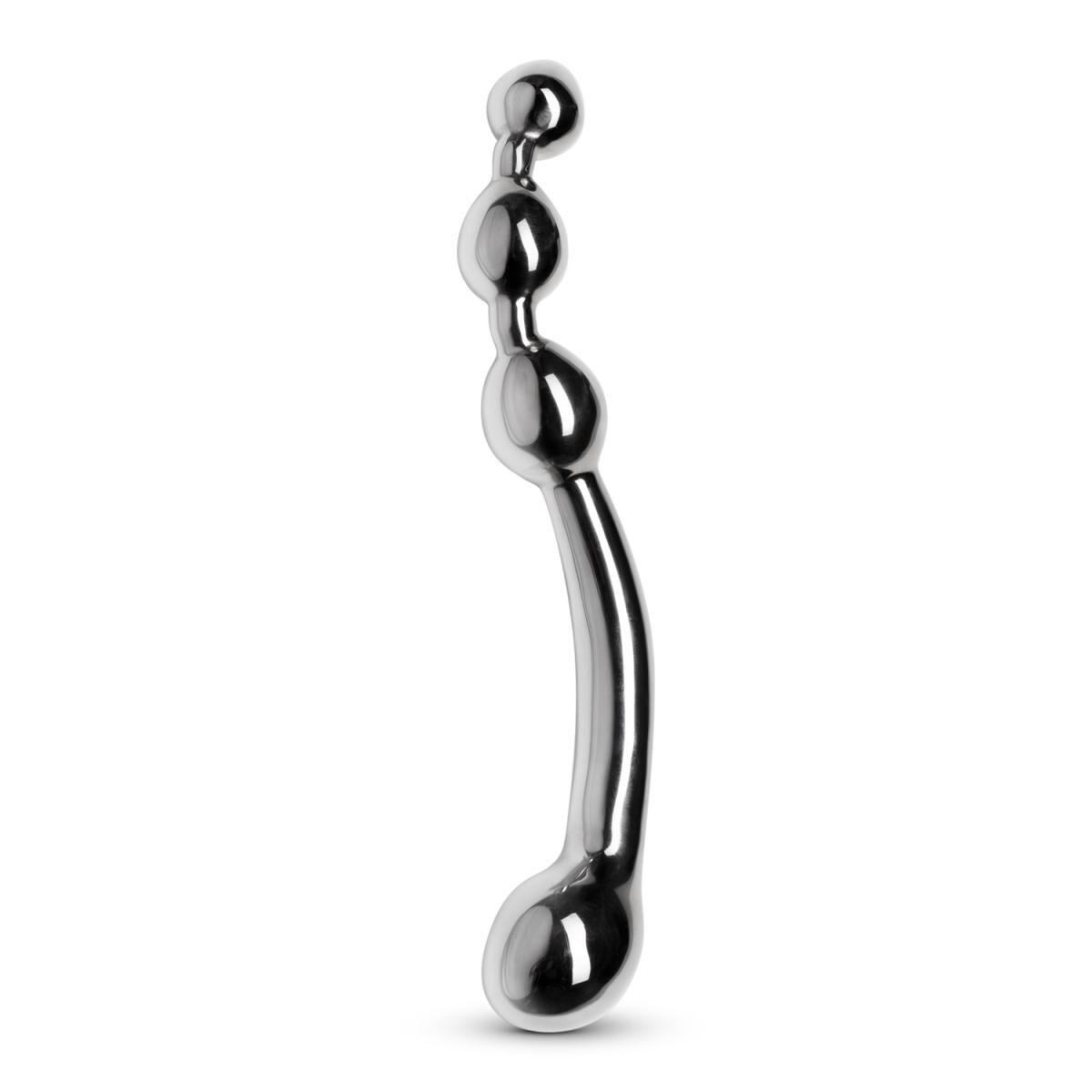 Анально-вагінальний стимулятор Sinner Gear Unbendable – Multi-Stim Pleasure Wand Metal Anal Dildo Bomba💣