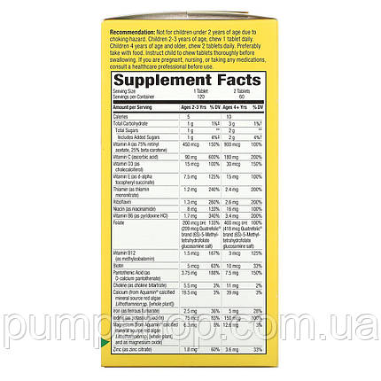 Вітаміни для дітей Nature's Way, Alive! Kids Chewable Complete Multivitamin 120 таб., фото 4