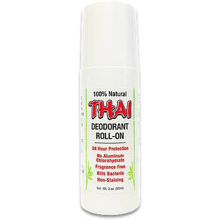 THAI Natural Crystal Deodorant Roll-On Натуральний кульковий дезодорант з калієвих квасців, 90 мл