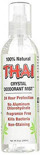 THAI Natural Deodorant Crystal Mist Натуральний дезодорант спрей з калієвих квасців, 240 мл