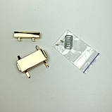 Замок для сумки ZM306-3 (49*32 мм), колір золото, фото 2