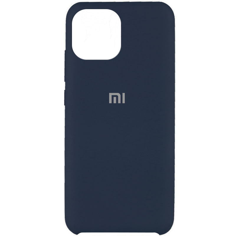 Чохол Silicone Cover (AAA) для Xiaomi Mi 11 Синій / Midnight Blue