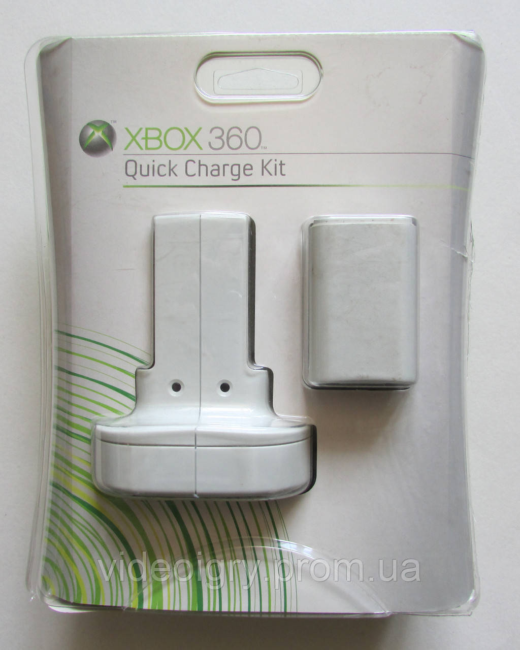 Quick Charge Kit XBOX 360, зарядное устройство и аккумулятор Xbox360 (оригинал) БУ - фото 1 - id-p2649216