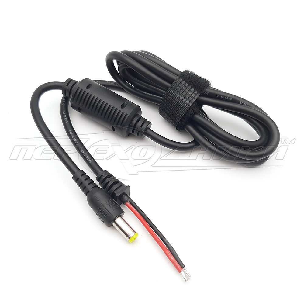 DC кабель живлення 5.5x2.5 мм 6.3 A (ASUS), 1 ферит, 1.2 м