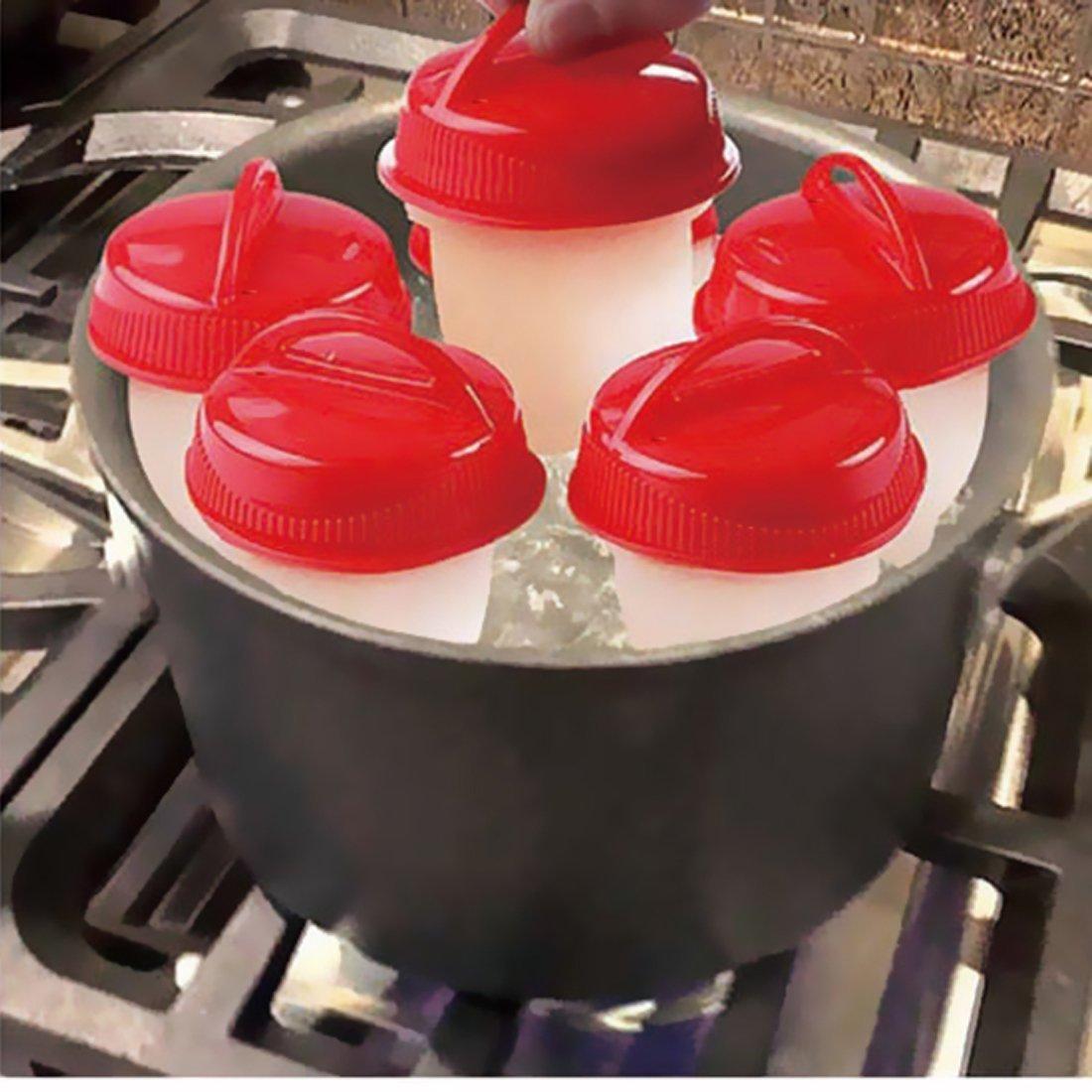 Силиконовые формы для варки яиц Hard Boil Egg Container без скорлупы набор из 6шт, яйцеварка,СК - фото 5 - id-p1405435770