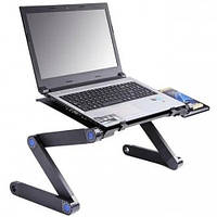 Складной столик для ноутбука Laptop Table T8,столик переносной,портативный столик,кулер,СК