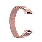 Ремінець Magnetic Metal Strap для Huawei Band 4 / Honor Band 5i Rose Gold, фото 3