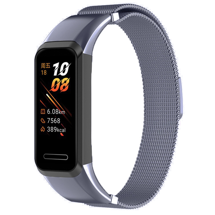 Ремінець Magnetic Metal Strap для Huawei Band 4 / Honor Band 5i Grey
