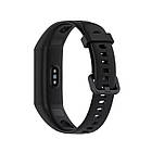 Ремінець Silicone Strap для Huawei Band 4 / Honor Band 5i Black, фото 6