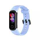 Ремінець Silicone Strap для Huawei Band 4 / Honor Band 5i Light Blue, фото 4
