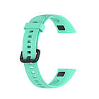 Ремінець Silicone Strap для Huawei Band 4 / Honor Band 5i Turquoise, фото 3