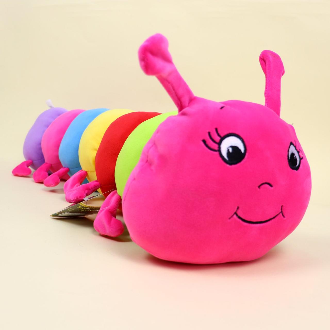 00276-1 Обіймашка Гусеничка м'яка іграшка бампер 73 см Тм Копіца