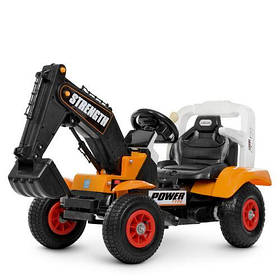 Детский электромобиль Bambi Трактор M 4260ABLR-7 оранжевый
