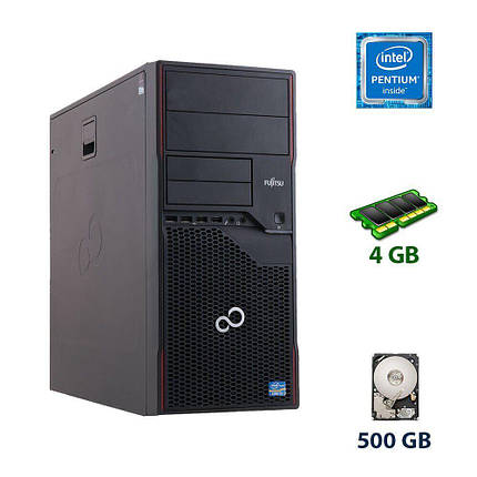 Системний блок Fujitsu Esprimo P710 E85+ Tower / Intel Pentium G840 (2 ядра по 2.8 GHz) / 4 GB DDR3 / 500 GB, фото 1