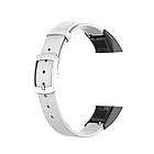 Ремінець Leather Strap для Huawei Band 4 / Honor Band 5i White, фото 3