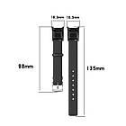 Ремінець Leather Strap для Huawei Band 4 / Honor Band 5i Blue, фото 6