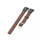 Ремінець Leather Strap для Huawei Band 4 / Honor Band 5i Brown, фото 4