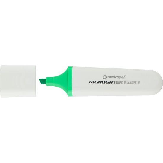 Маркер текстовий Centropen 6252 Highlighter Style клиноподібний зелений 1-4,6 мм (10)