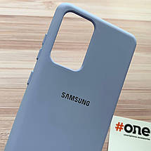 Чохол для Samsung Galaxy A52s матовий з мікрофіброю накладка чохол на телефон самсунг а52с бузковий CFA, фото 3