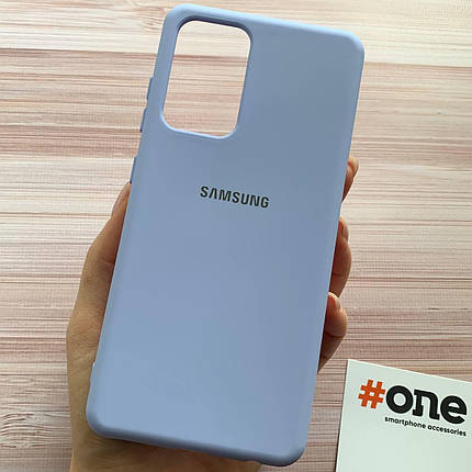 Чохол для Samsung Galaxy A52s матовий з мікрофіброю накладка чохол на телефон самсунг а52с бузковий CFA, фото 1