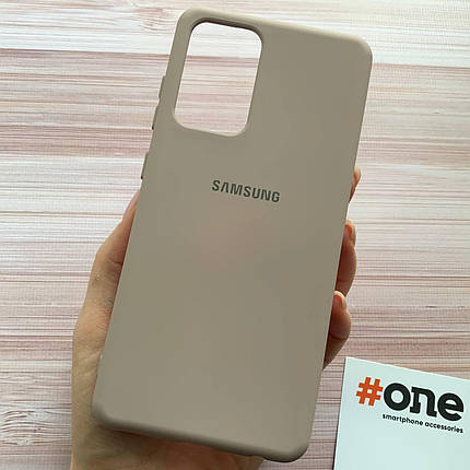 Чохол для Samsung Galaxy A52s матовий з мікрофіброю накладка чохол на телефон самсунг а52с бежевий CFA, фото 1