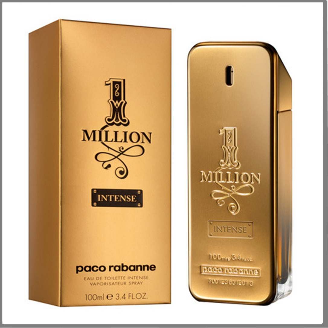 Paco Rabanne 1 Million Intense туалетна вода 100 ml. (Пако Рабенна 1 Мільйон Інтенс)