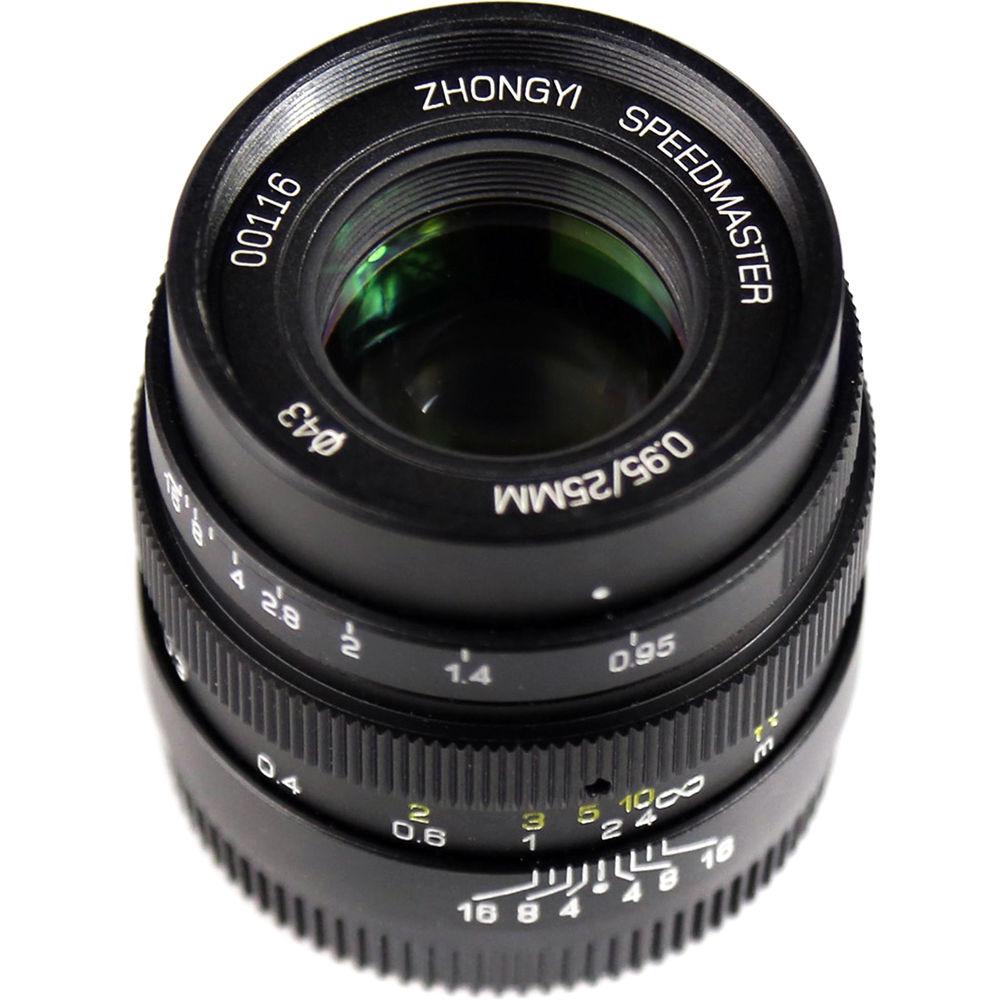 Об'єктив Mitakon Speedmaster 25mm f/0.95 MTF Black/на складі