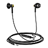 Навушники вкладиші провідні з мікрофоном HOCO with mic Canorous M47 Чорний, фото 3