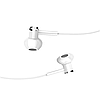 Навушники вкладиші провідні з мікрофоном HOCO with mic Canorous M47 Білий, фото 2