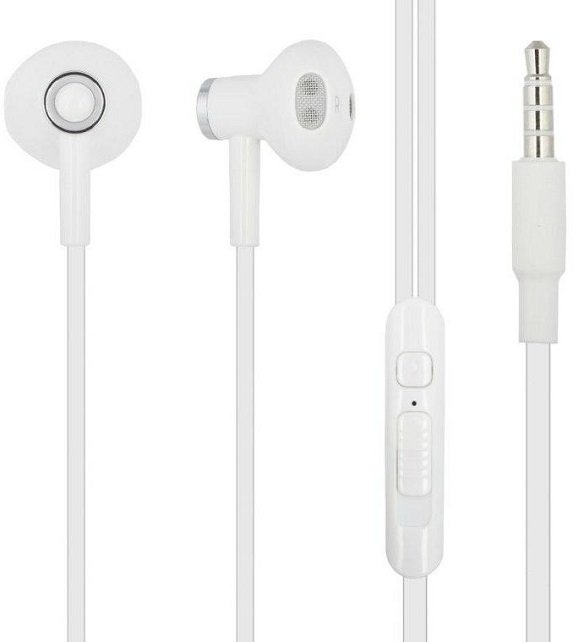Навушники вкладиші провідні з мікрофоном HOCO with mic Canorous M47 Білий, фото 1