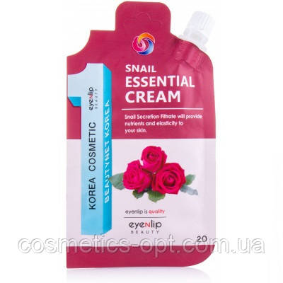 Равликовий крем для зволоження EYENLIP Snail Essential Cream, 20 g