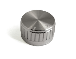 Ручка для змінного резистора R-09 срібна (D=30мм H=17мм), алюміній