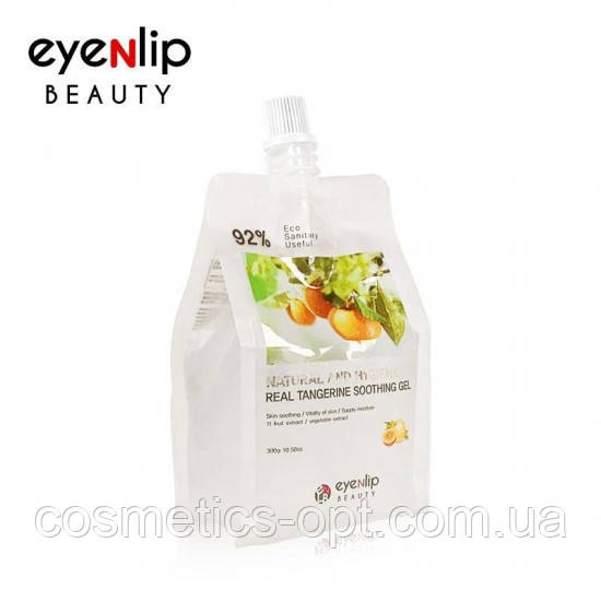 ТЕРМІНИ! Натуральний гель для обличчя і тіла з танжерином EYENLIP Real Tangerine Soothing Gel, 300 ml, фото 1
