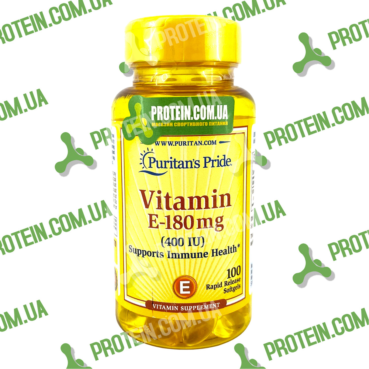 Вітамін E Puritans Pride Vitamin E 180 мг 400 IU 100 капс