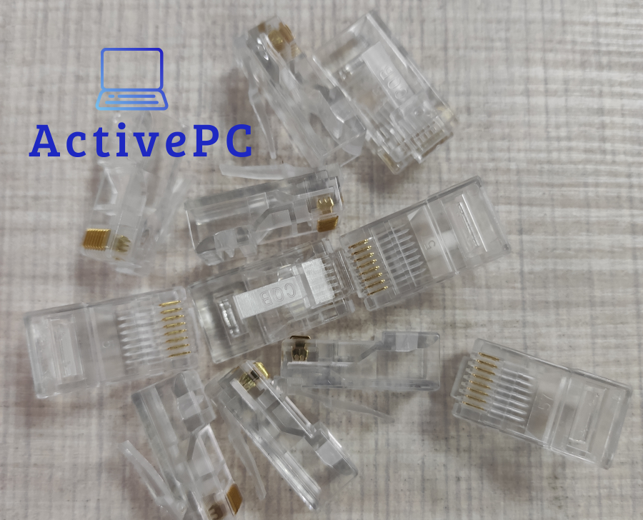 Коннектор разъем RJ45 RJ-45 LAN 8P8C Cat5 Cat5e Cat6 40шт