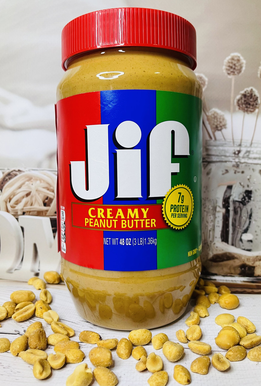 Арахісова паста кремова JIF Creamy Peanut Butter, 1.36кг, фото 1