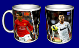 Кружка футбольна / чашка з принтом футбол Крістіано Роналдо CR7 №4, фото 2