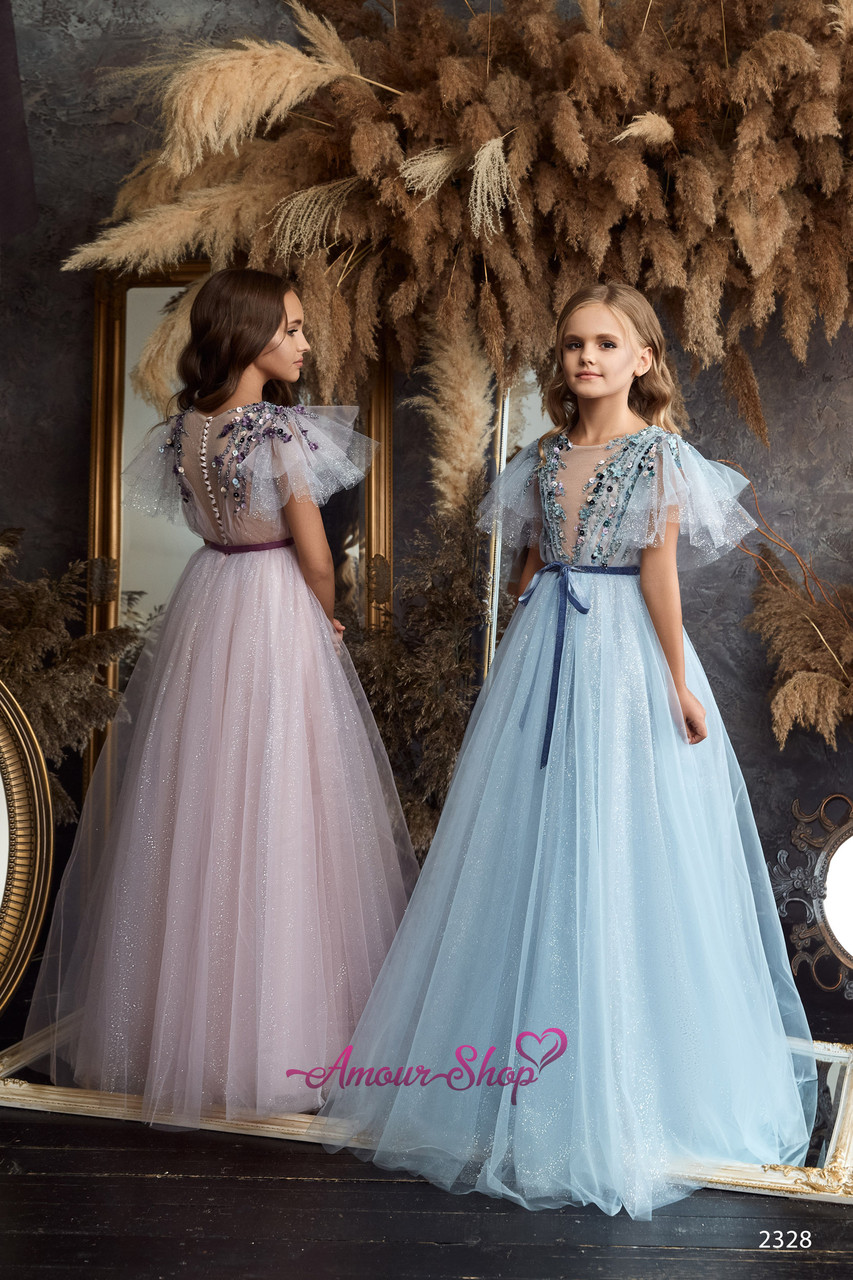 Дитяча випускне плаття на дівчинку 4,5,6,7,8,9,10,11 років (у садок, 4 клас), 1148, фото 1